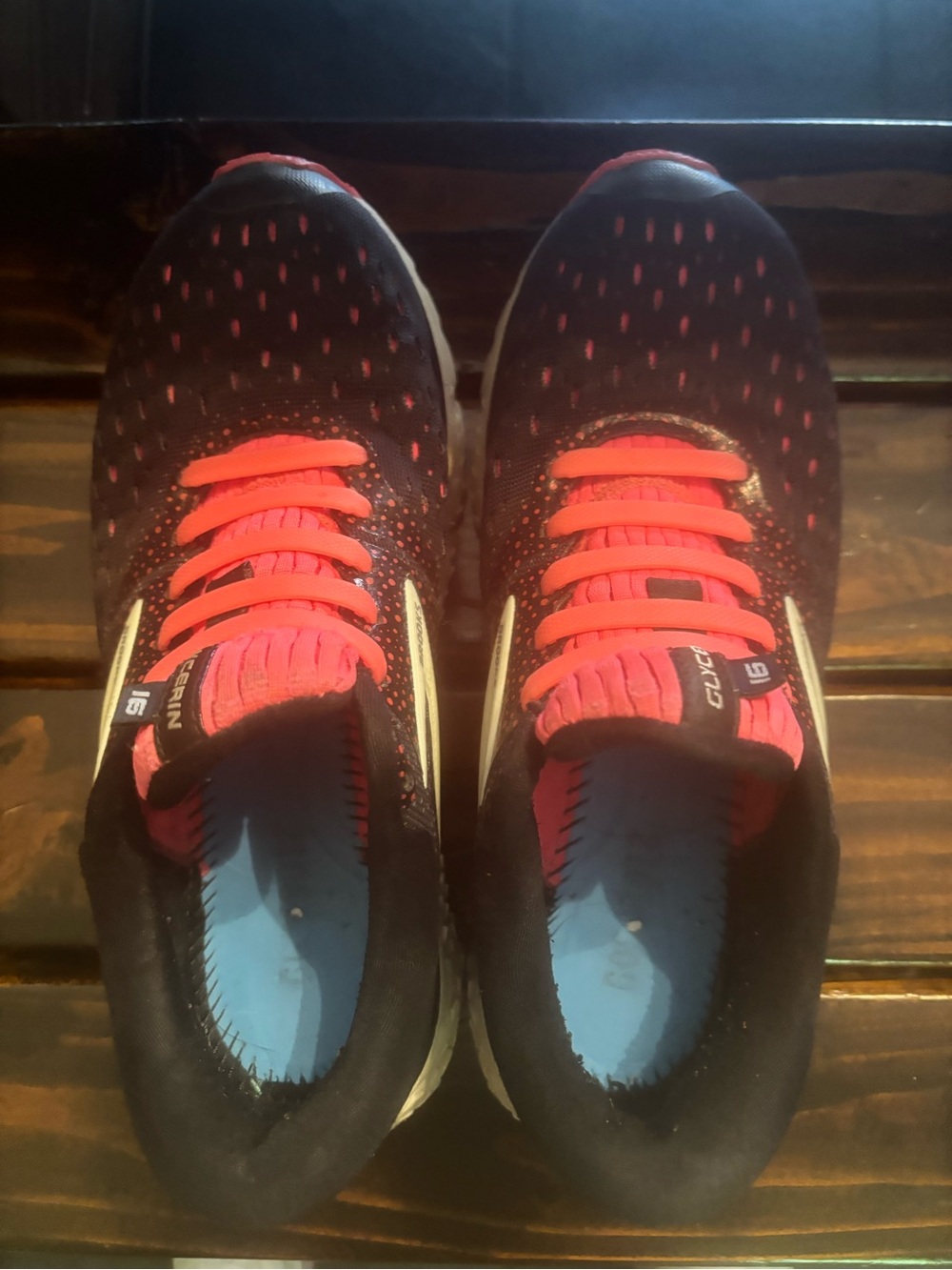 Black & Pink Brooks Running Sneakers